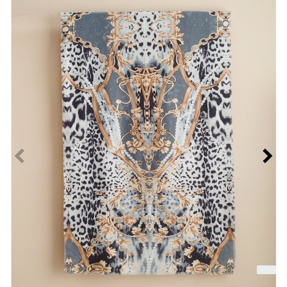 Chico’s Elevated Status-Print Oblong Scarf - Brand New with Tags NWT - Picture 7 of 8